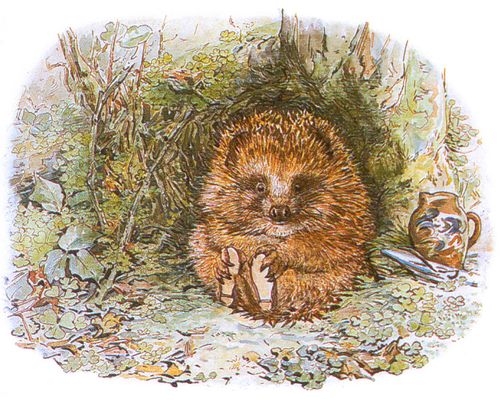 Illustration tirée des « Appley Dapply's Nursery Rhymes » (Beatrix Potter)
